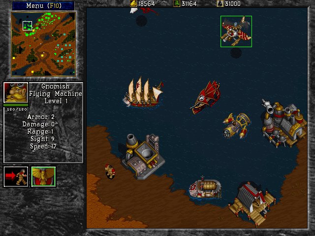 Ursprünglich war Stein als vierte Ressource geplant. Um die Spieler nicht zu überfordern, wurde diese Idee im Laufe der Entwicklung jedoch wieder verworfen. (Bild: Moby Games)